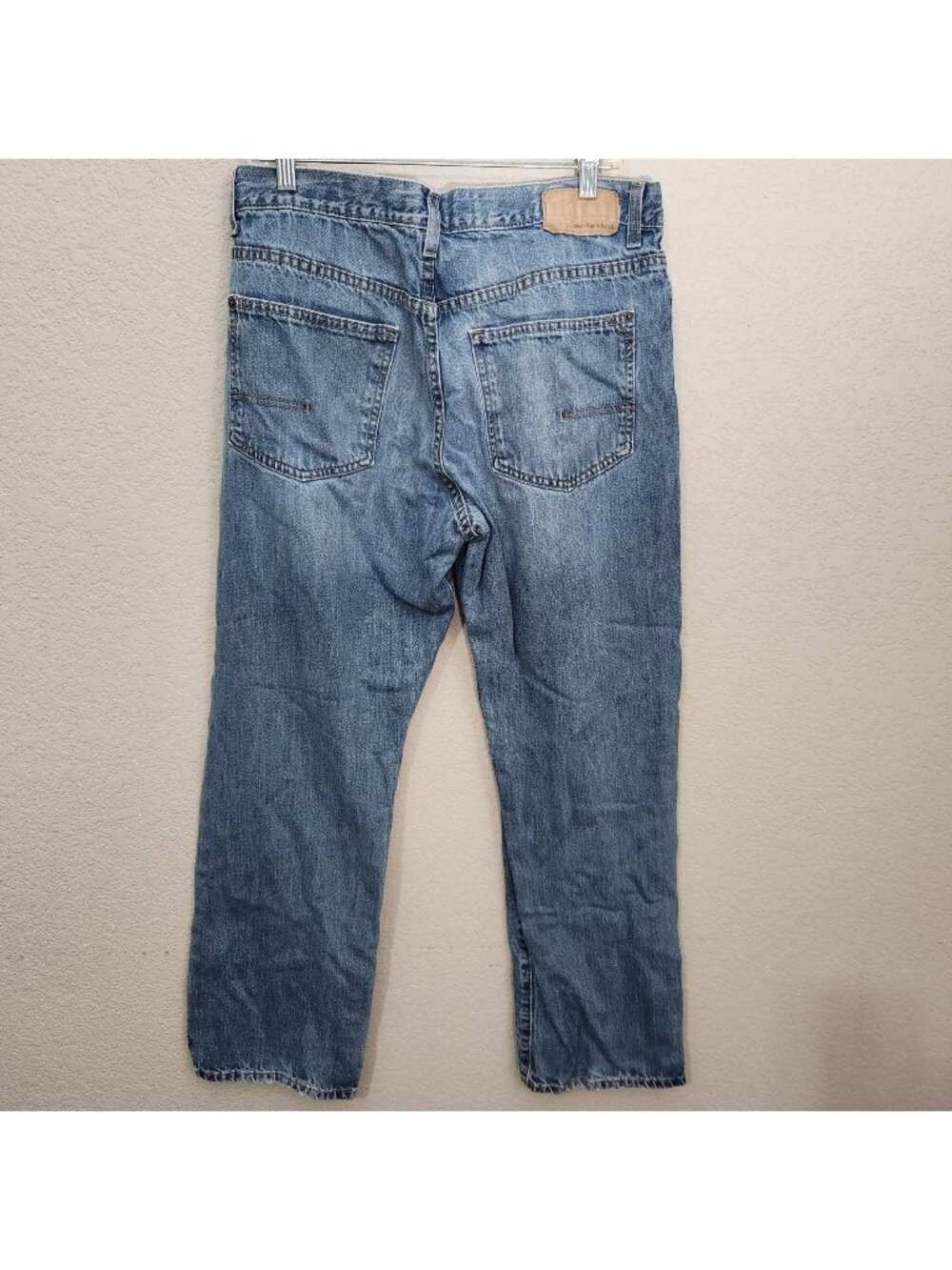 Calvin Klein Mens Blue Jeans Size 34 Relaxed Fit Straight Leg Denim